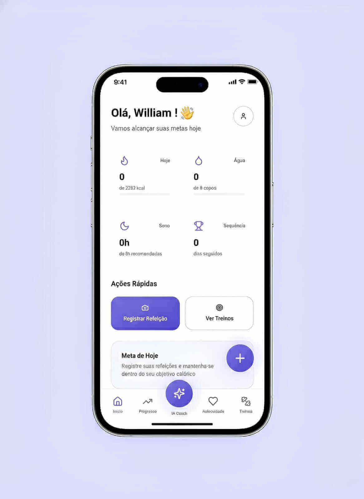 Aplicativo de Emagrecimento FitAI Pro desenvolvido por William em Juazeiro, Bahia. App completo com treinos personalizados e plano alimentar inteligente